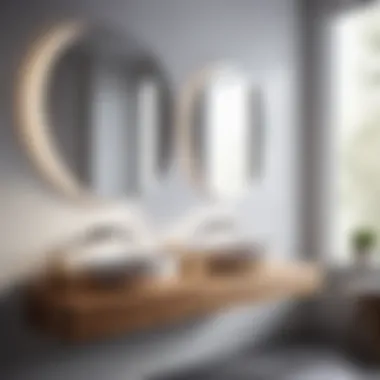 Sleek Floating Basin Sleek and Stylish Floating Basin in Contemporary Bathroom