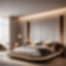 Innovative Floating Platform Bed