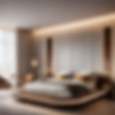 Floating Elegance Bed Design Innovative Floating Platform Bed