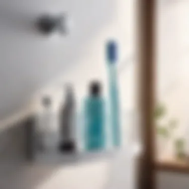 Innovative Floating Toothbrush Caddy