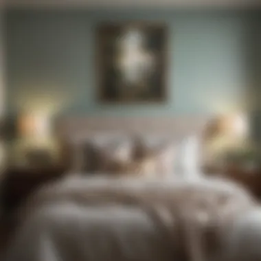 Tranquil Color Scheme in a Small Guest Bedroom Tranquil color scheme for a small guest bedroom