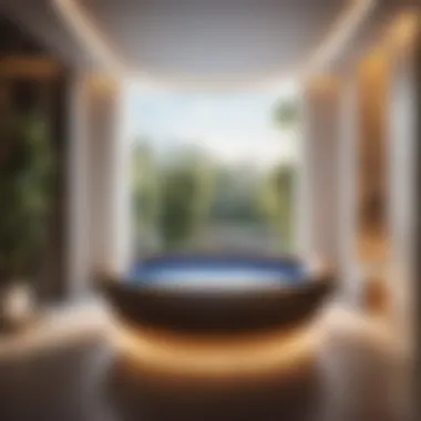 Elegantly Modern Jacuzzi Tub Design Elegantly Modern Jacuzzi Tub Design
