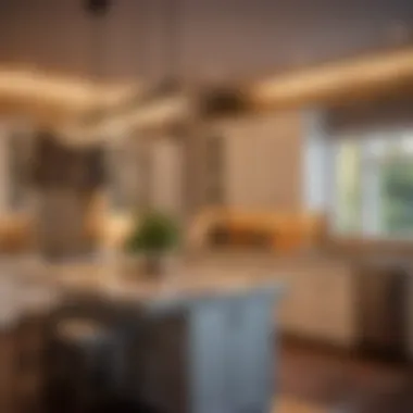 Smart Kitchen Lighting System with Adjustable Color Temperature