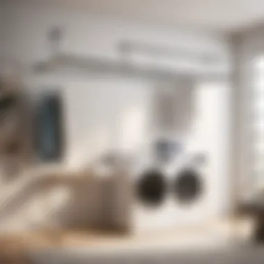 Sleek and Functional Design Innovative Laundry Rack Design