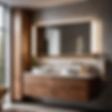 Innovative Material Selection in Wall-Hung Bathroom Cabinet