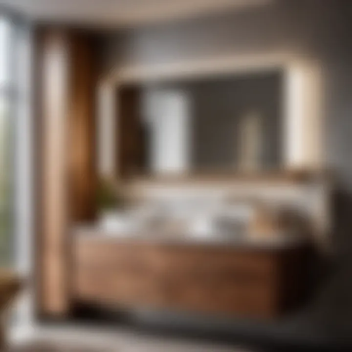 Innovative Material Selection in Wall-Hung Bathroom Cabinet
