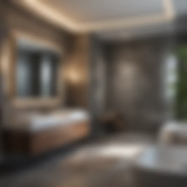 Spa-Like Luxurious Design Luxurious mobile home bathroom with spa-like features