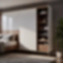 Innovative Modular Cabinet Design for Bedroom Organization