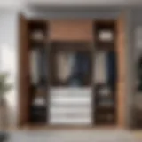 Elegantly Designed Modular Wardrobe System Innovative Modular Wardrobe System in Bedroom