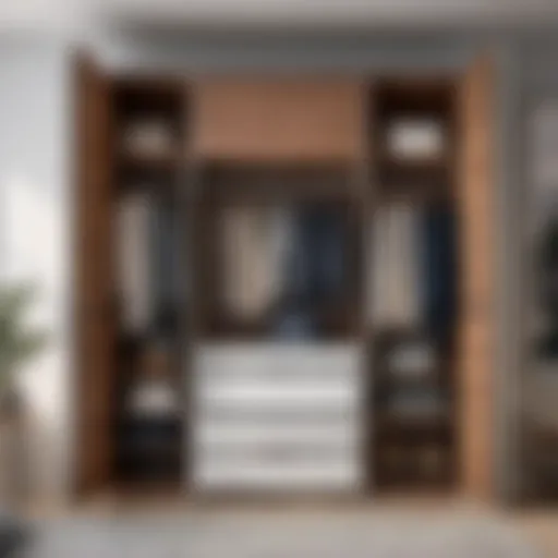 Elegantly Designed Modular Wardrobe System Innovative Modular Wardrobe System in Bedroom