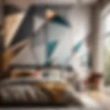 Abstract Geometric Wall Design