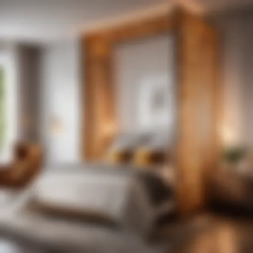 Innovative Room Divider in Bedroom