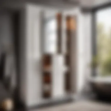 Space-Saving Innovation Innovative sliding cupboard doors for compact bathrooms