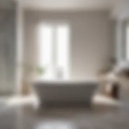 Elegant bathtub with minimalist design
