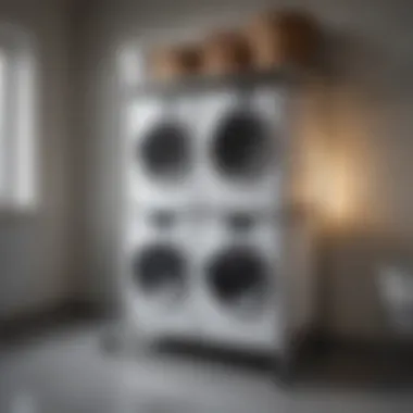Organization and efficiency with laundry cart