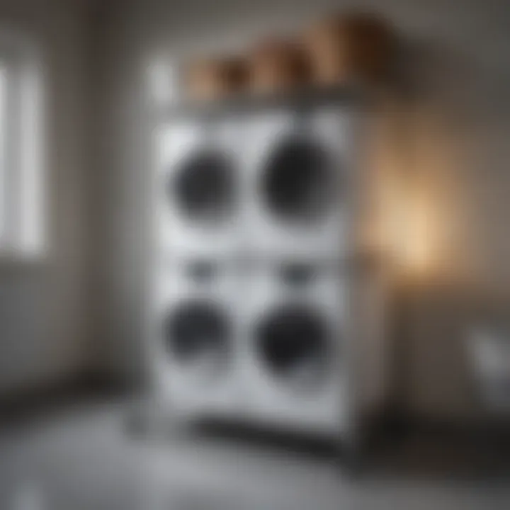 Organization and efficiency with laundry cart