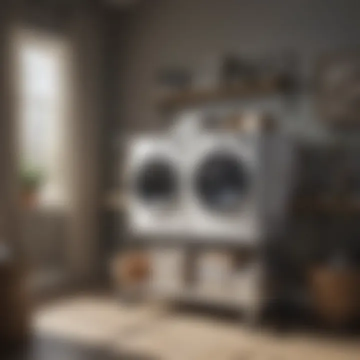 Versatile storage options in laundry cart