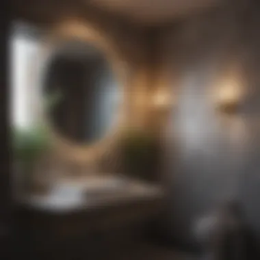 Luxurious bathroom ambiance enhancement