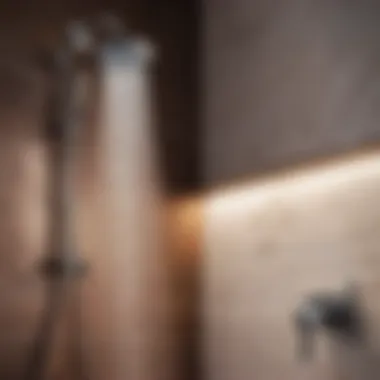 Innovative shower hose attachment in a modern bathroom setting
