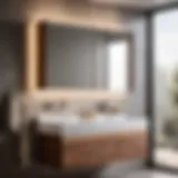 Innovative Storage Solution for Wall-Hung Bathroom Cabinets