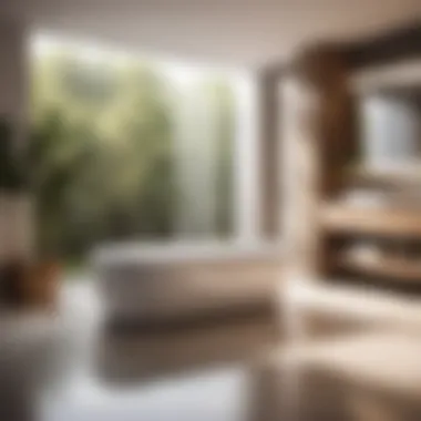 Tech-Driven Bathroom Trends Innovative technology integrated in bathtub surround
