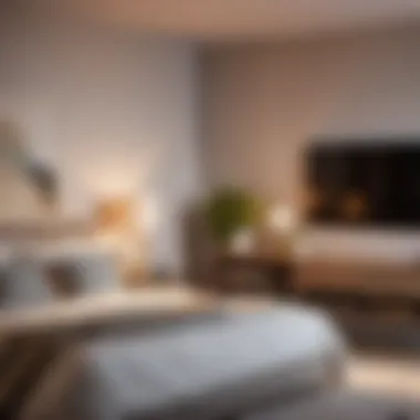 Enhancing Bedroom Ambiance with a Small TV Innovative TV Placement in Bedroom