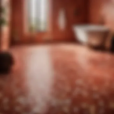 Spa-Inspired Linoleum Flooring