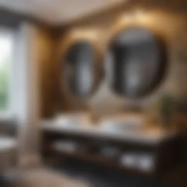 Innovative Waterproof Wallpaper in Bathroom