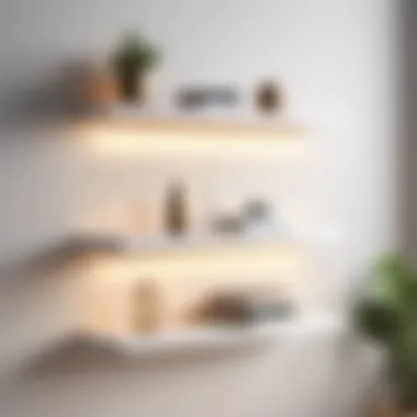 Minimalist Floating Shelves Display