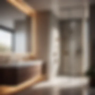Sleek Modern Approach Minimalist Bathroom Light Placement