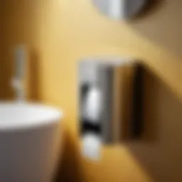 Innovative Wet Wipe Dispenser in Modern Bathroom