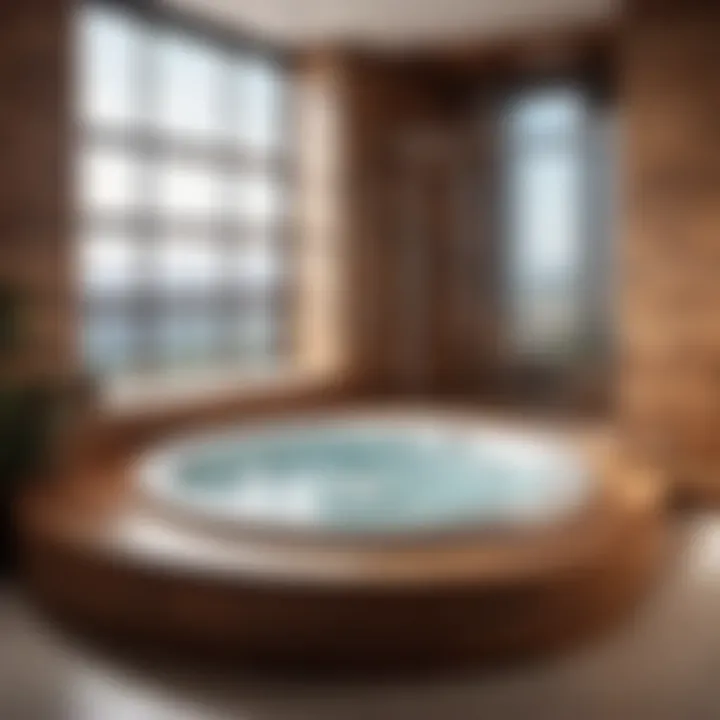 Innovative whirlpool bathtub and shower combo providing relaxation and convenience