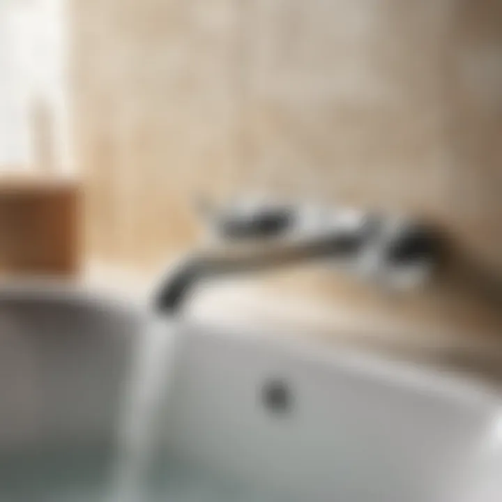 Installation process of bath faucet featuring shower diverter