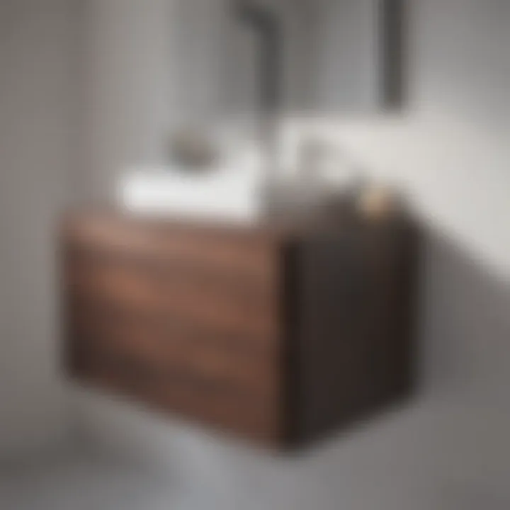 Modern Hanging Bath Cabinet Installation Installation of modern hanging bath cabinet
