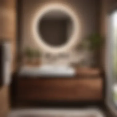 Installation process of the 24-inch brown vanity with sink