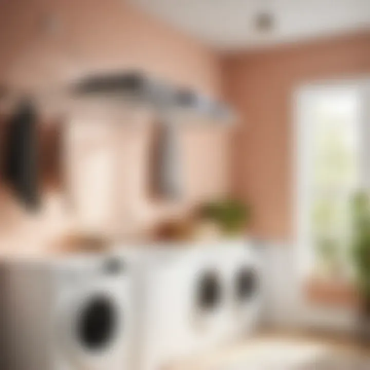 Tips for Installing IKEA Drying Racks Installation tips for IKEA wall-mounted drying racks in laundry area