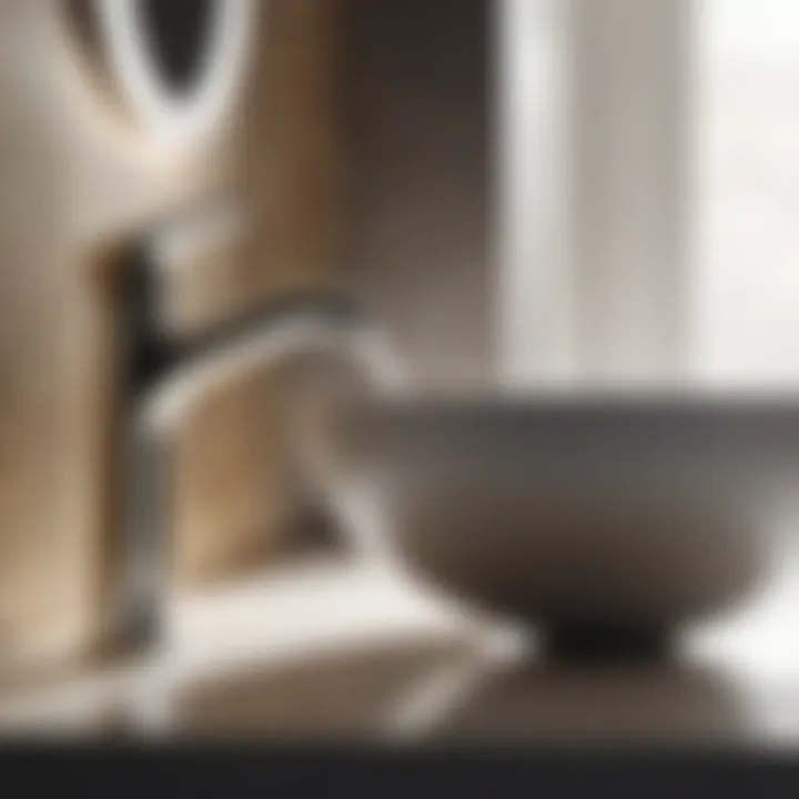 Installation process of a bowl sink faucet
