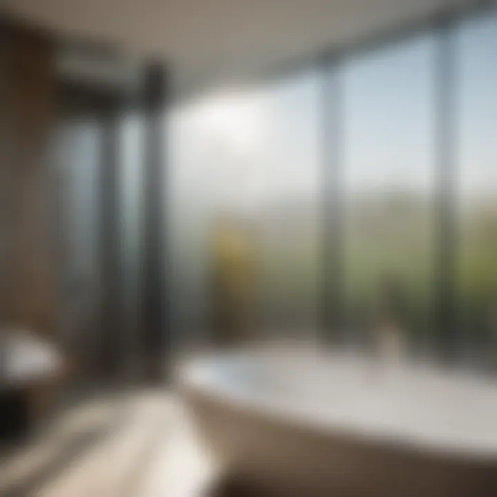 Installation process of static cling window film