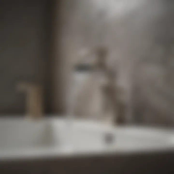 Installation Techniques for Waterfall Faucets Installation of a bathroom waterfall faucet with plumbing tools nearby
