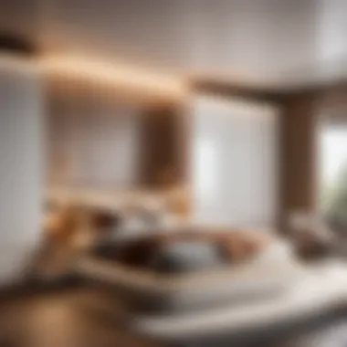 Innovative Integrated Storage Solutions Organized King Size Bedroom with Integrated Storage Solutions