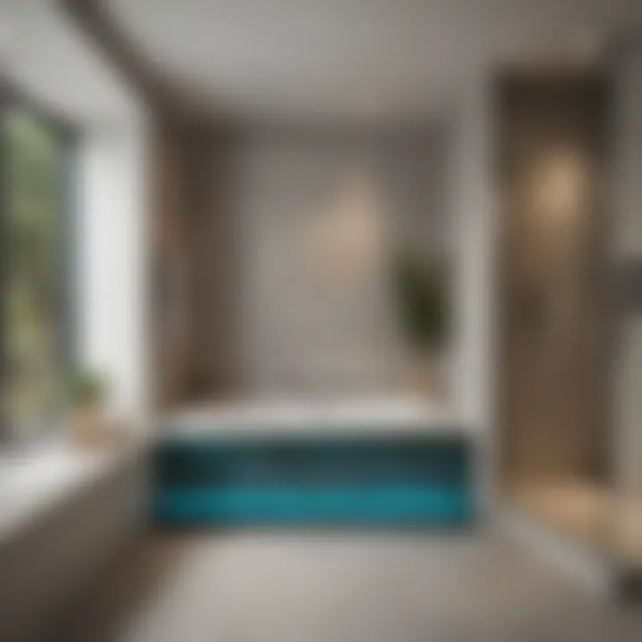 Space-Saving Jacuzzi Tub Installation in a Contemporary Bathroom Space-saving jacuzzi tub installed in a contemporary bathroom