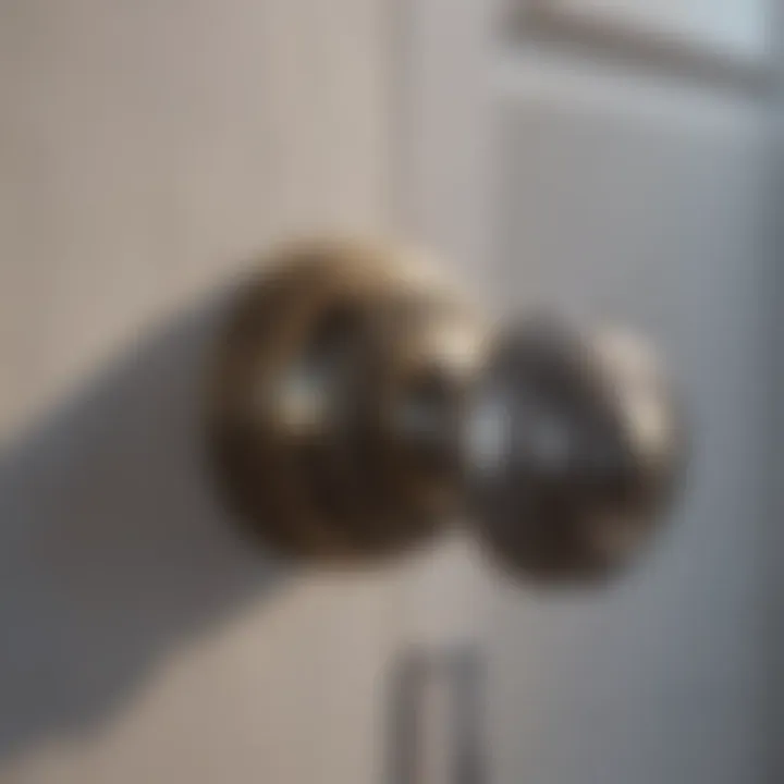 Diverse Bathroom Door Knob Designs Sophisticated collection of bathroom door knobs showcasing variety in design