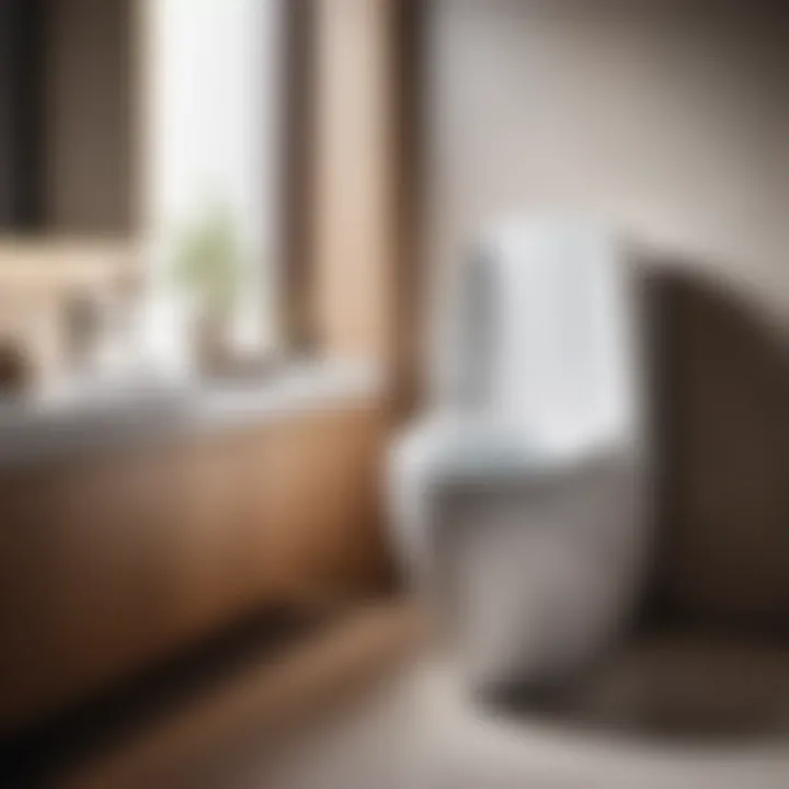 Innovative Japanese Toilet Technology Futuristic Japanese toilet with integrated bidet