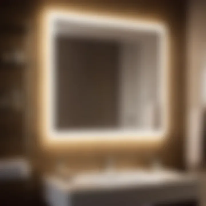 Sleek Jaquar Bathroom Mirror