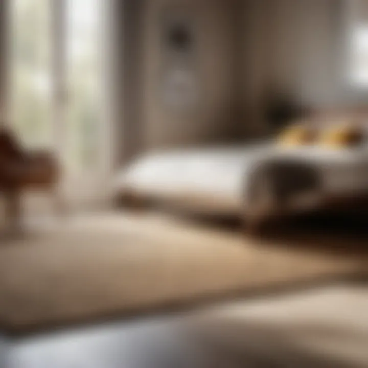 Jute Rug Placement Ideas in Bedroom