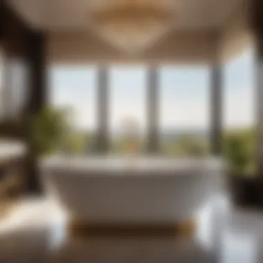 Luxury Kallista Bathtub in Luxurious Bathroom Setting