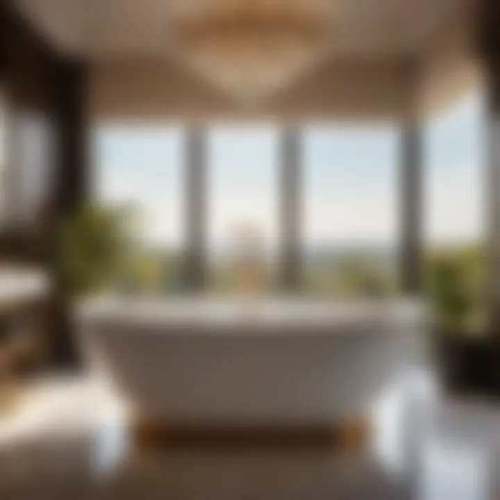 Luxury Kallista Bathtub in Luxurious Bathroom Setting