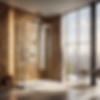 Sleek Kallista Shower System in Contemporary Bathroom