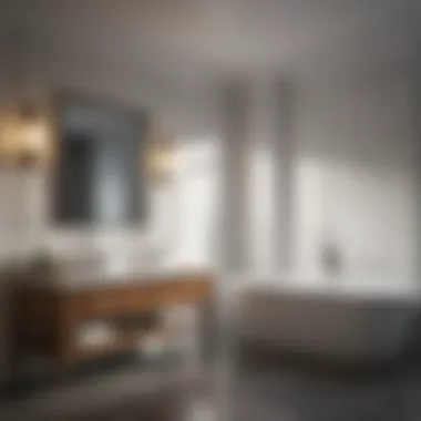 Elegant Bathroom Showcasing KBC Collection Elements Elegant bathroom showcasing KBC collection elements