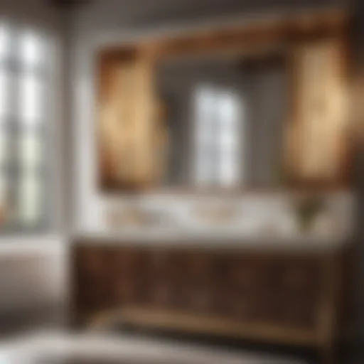 Luxurious KC Chiefs Bathroom Set Vanity